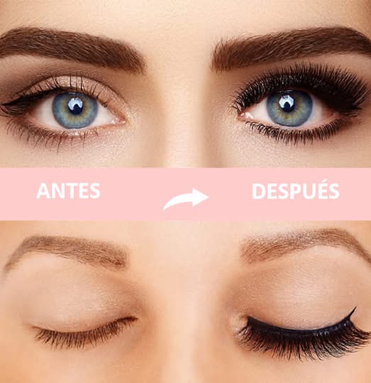 Pestañas Magnéticas Adhesivas 3 en 1